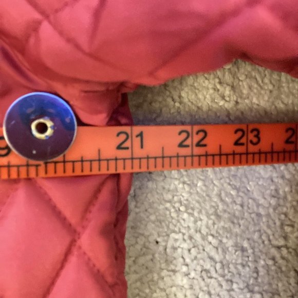 BNWT SIZE 14 JULIPA RED CRIMSON CLARET DIAMOND PADDED ZIP BUTTON JACKET COAT - Picture 6 of 12